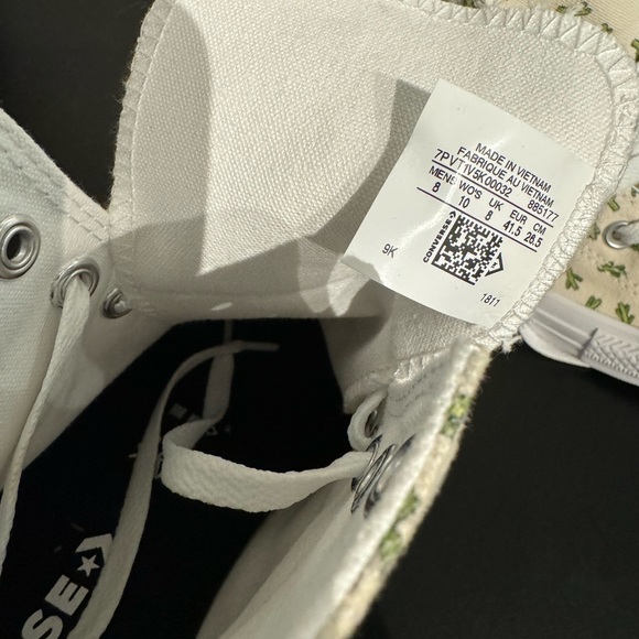 New All Star Hi Top Custom Cactus Converse - Picture 6 of 6